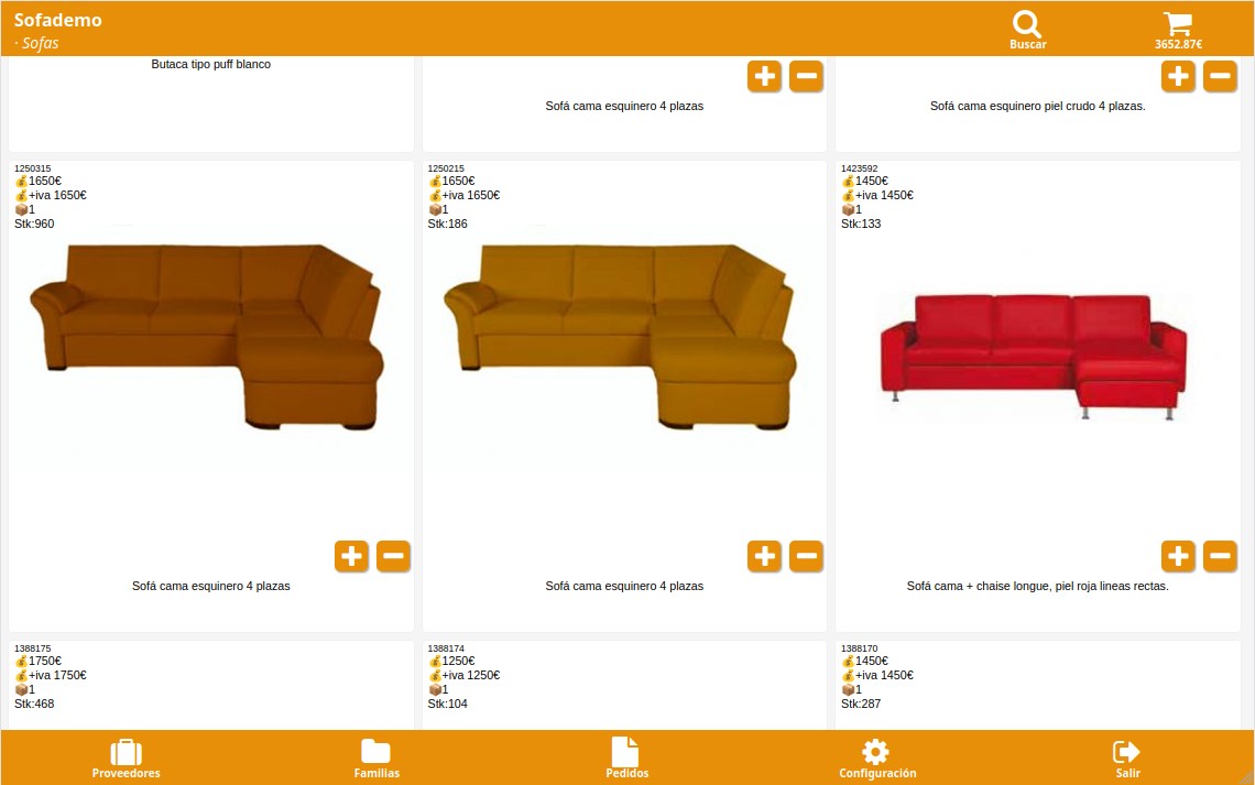 Pedidos online con Sellforge Shop