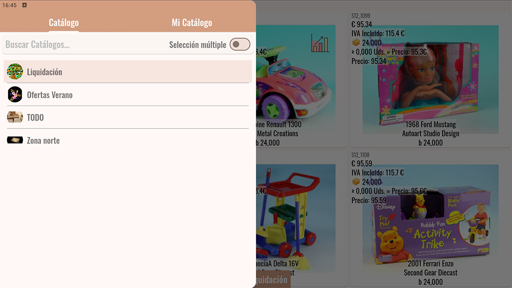 Filtros personalizables