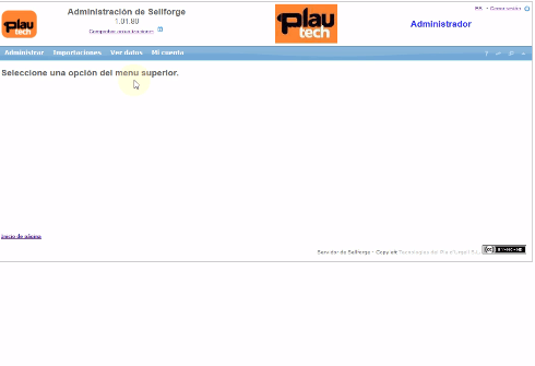 Actualizar servidor Sellforge