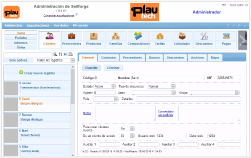 Cliente catálogo virtual