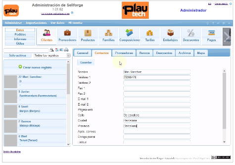 Crear un cliente